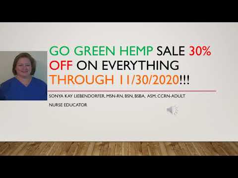GO GREEN HEMP THANKSGIVING SALE 30% OFF ALL HEMP CBD