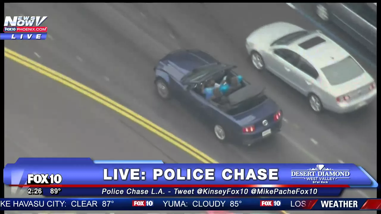 WATCH: The Most Bizarre Police Chase You Will Ever See (FNN)