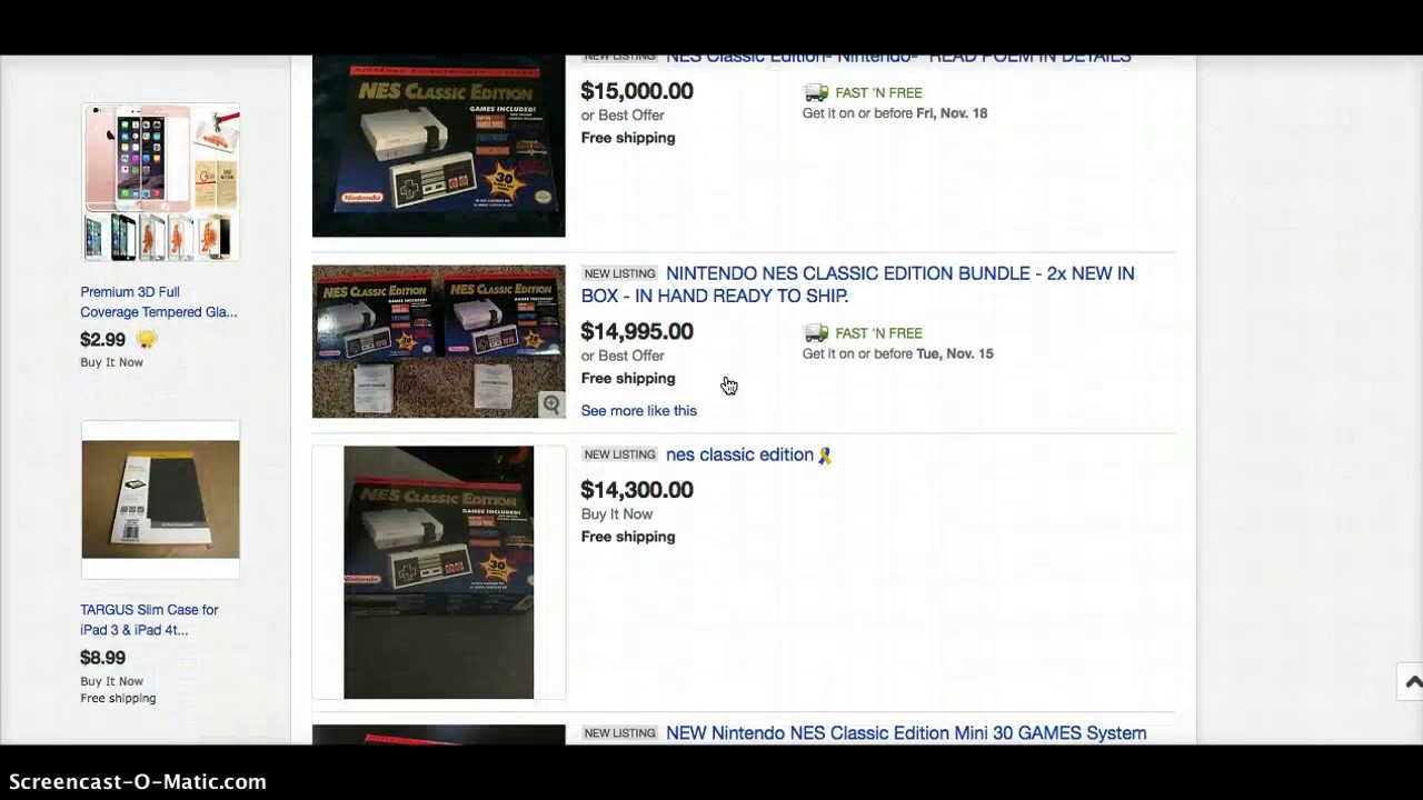 Nintendo NES Classic prices go through the roof! People...calm down and don't buy it just yet!