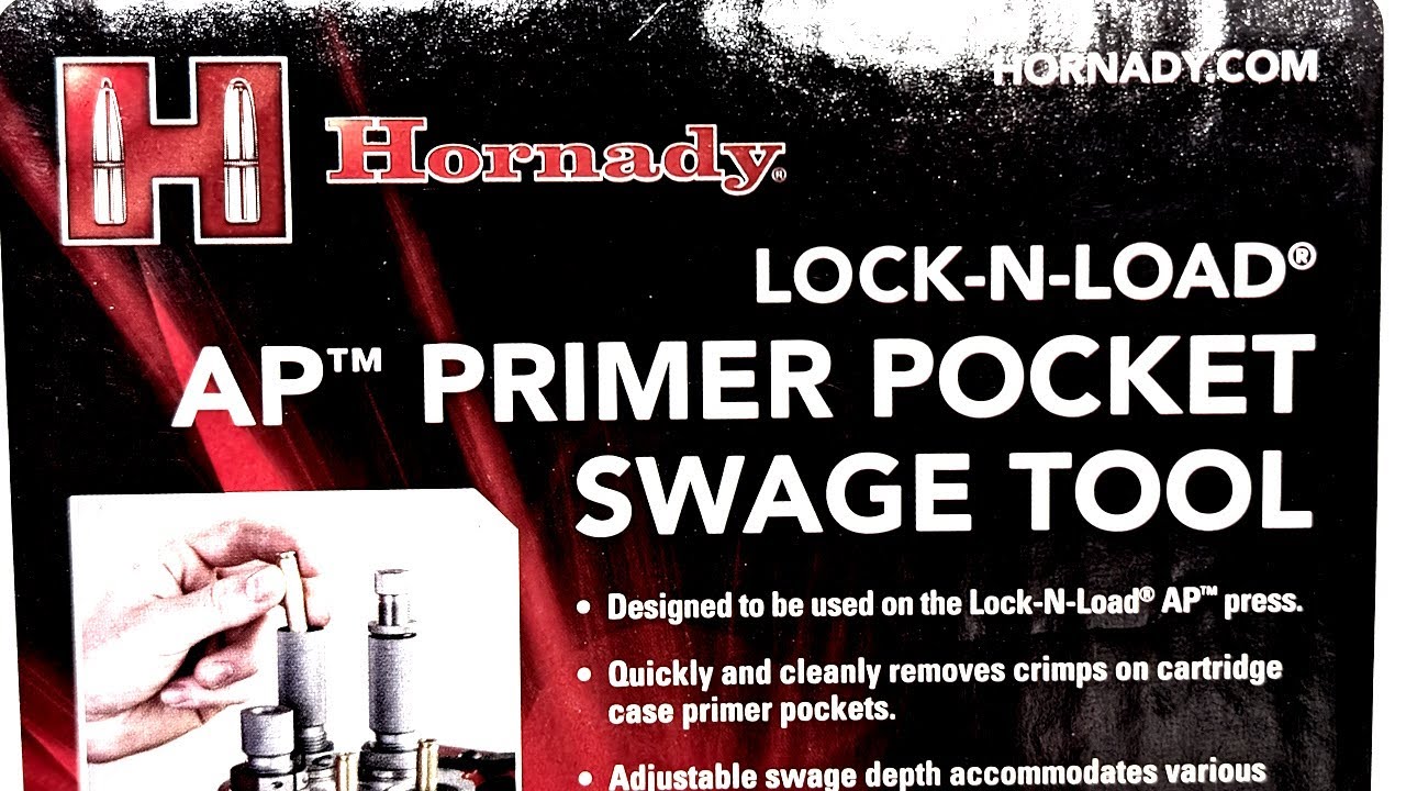 Hornady Primer Pocket Swaging Kit for Lock-N-Load Progressive Presses
