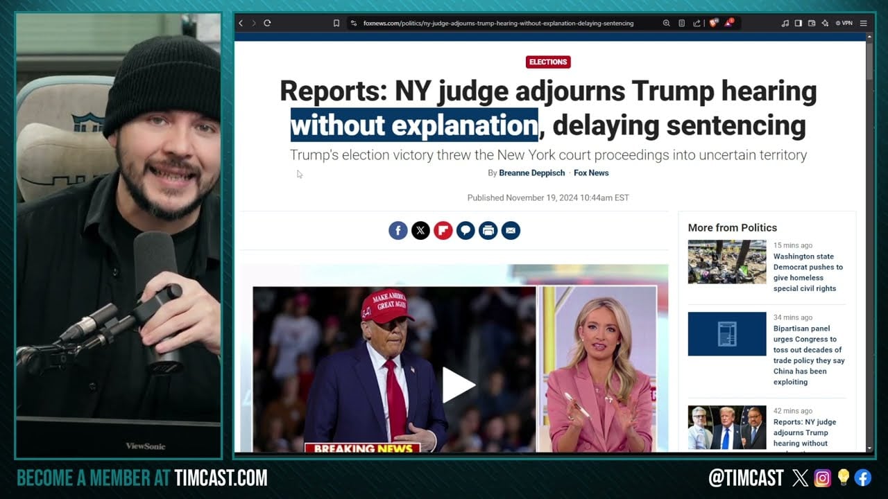 Trump Judge ADJOURNS Criminal Case WITHOUT Explanation, Merchan TERRIFIED Of Trump RETRIBUTION