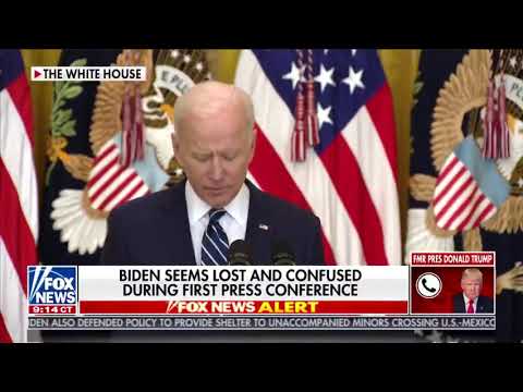 Trump reacts to Biden’s first press conference