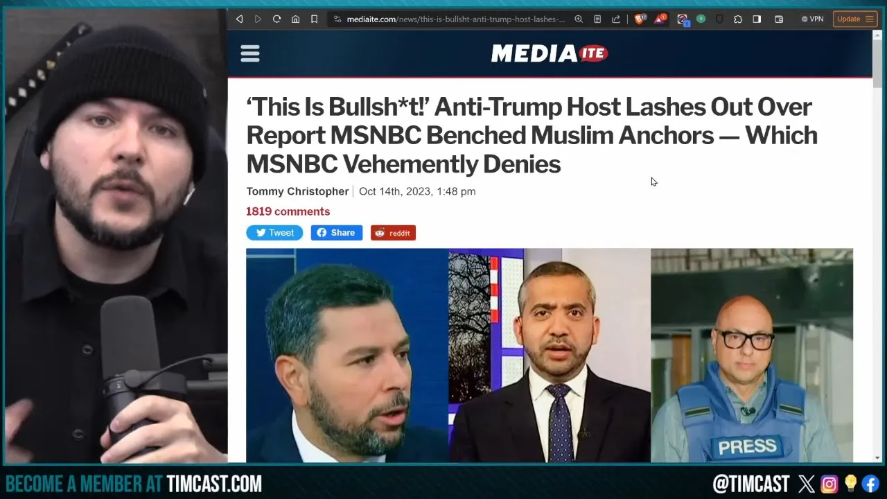 MSNBC REMOVED Muslim Hosts, Leftists INSANITY Totally EXPOSED By Support For Hamas BACKFIRING