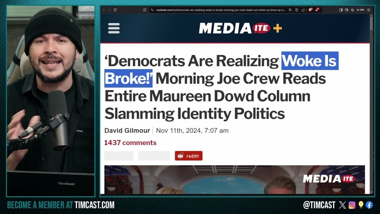 Democratic Party IMPLODE Over Wokeness, MSNBC Says GET WOKE GO BROKE, AOC Says Dems Should STAY WOKE