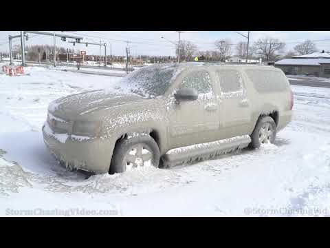 Intense Lake Effect Snow Storm Blankets Buffalo, NY - 2/6/2021