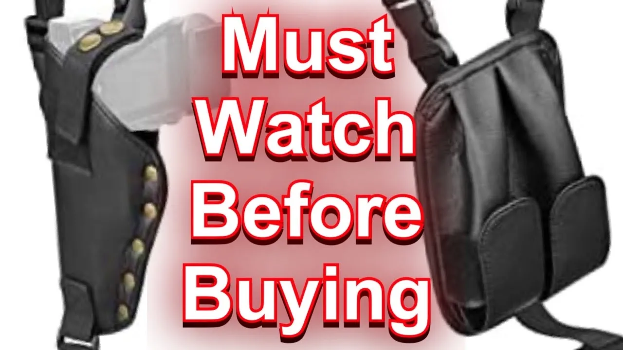 BAODAN FIRST Universal Leather Shoulder Holster Rig Must Watch Before Buying