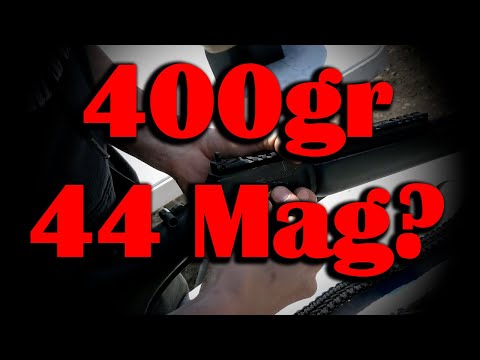 Shooting 400gr Subsonic Ammo in my Marlin Dark 44 Magnum Levergun