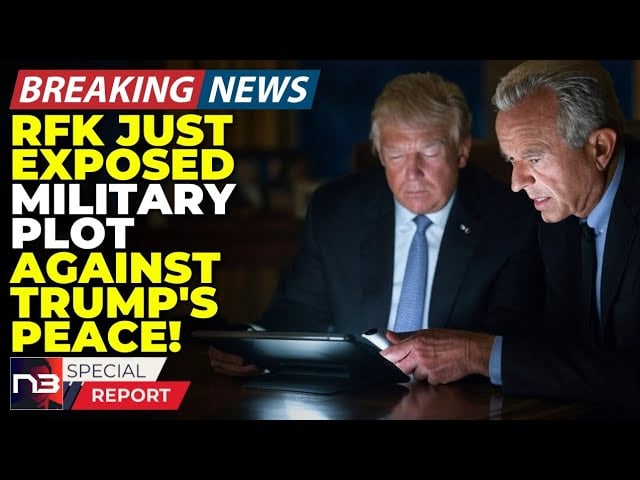 🚨BREAKING: RFK Jr's BOMBSHELL Confession EXPOSES The Deep State War Plot Against Trump's Peace Plan