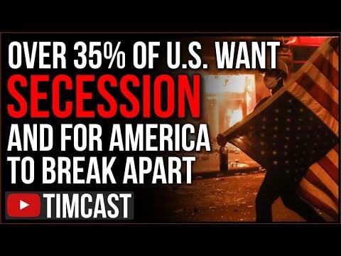 Poll Shows Over 35% Support Secession, Biden Pushing Civil War As More People Call For Balkanization