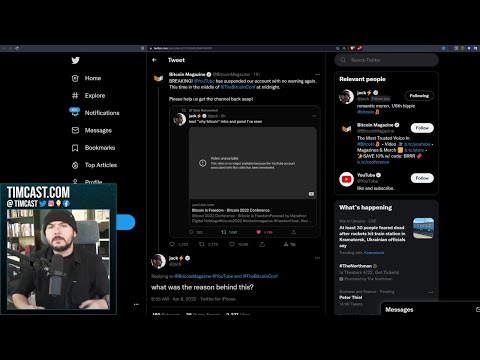 Jack Dorsey SHOCKED Youtuber He Promoted Is BANNED, Ex Twitter CEO Now ...