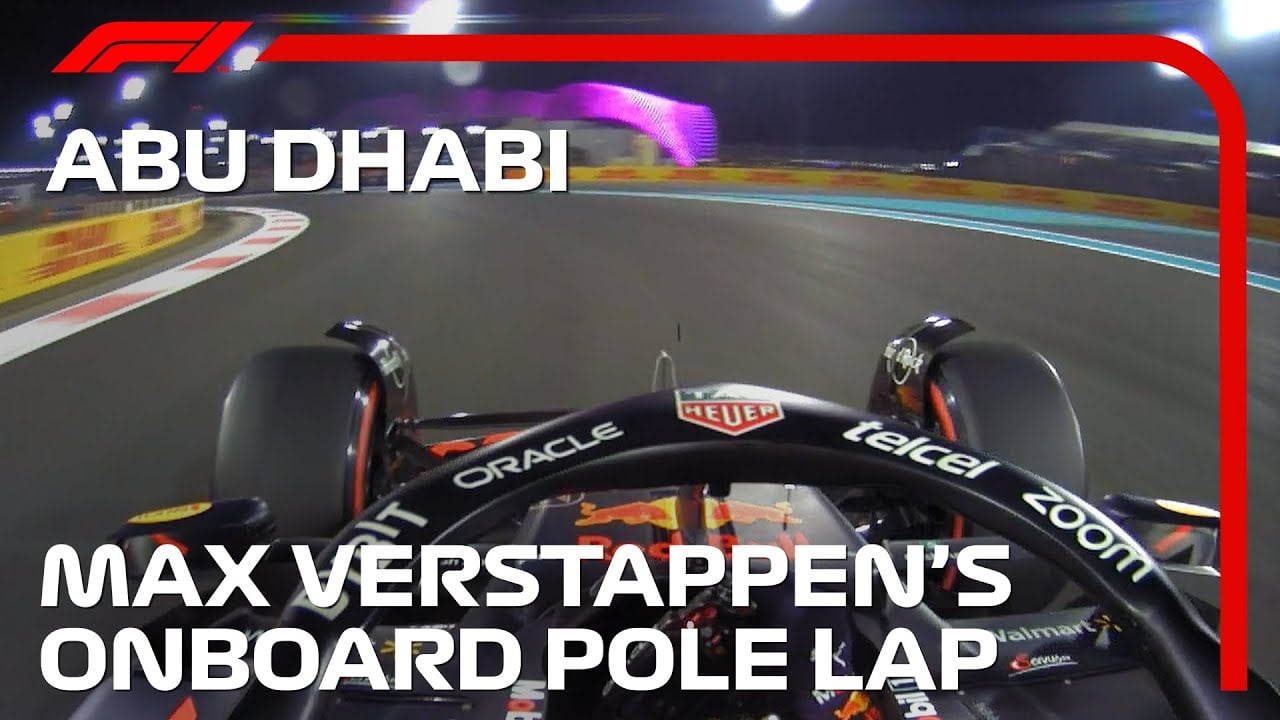Max Verstappen's Pole Lap | 2022 Abu Dhabi Grand Prix | Pirelli