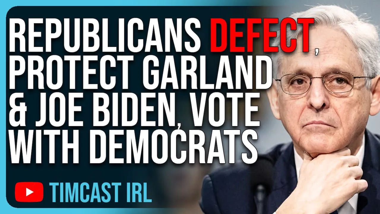 Republicans DEFECT, Protect Merrick Garland & Joe Biden, Vote WITH DEMOCRATS On Contempt