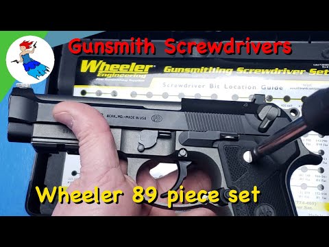 GUNSMITH SCREWDRIVERS // Why use the Wheeler 89 piece professional screwdriver set over hardware set