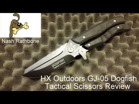 HX Outdoors GJ-05 Dogfish Tactical Scissors Review