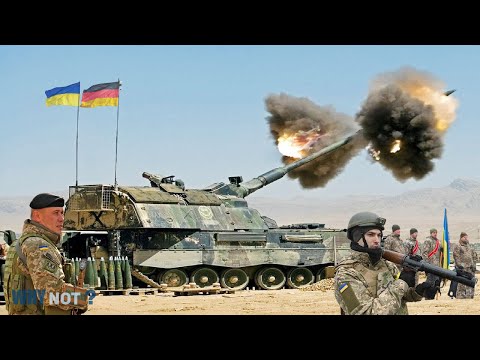German Giant Howitzer Finally in Action in Donbas