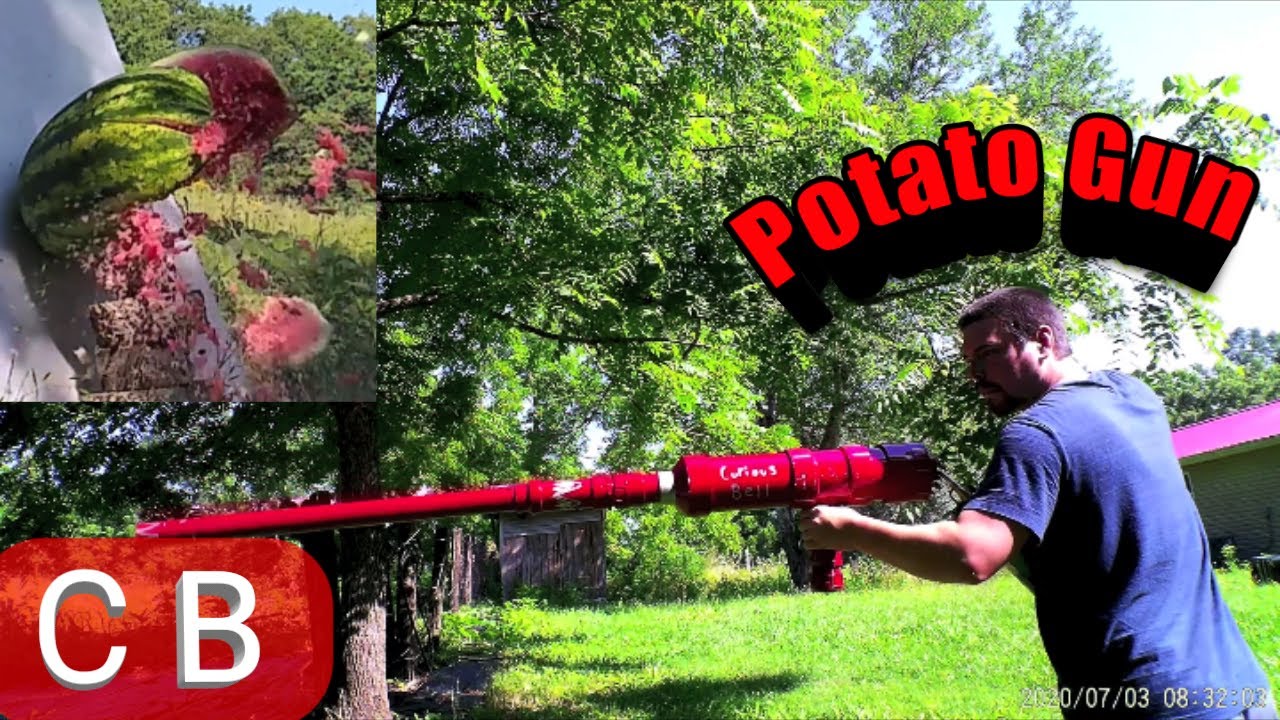 Making a Propane Powered Potato Gun and Blowing Things up With It!
