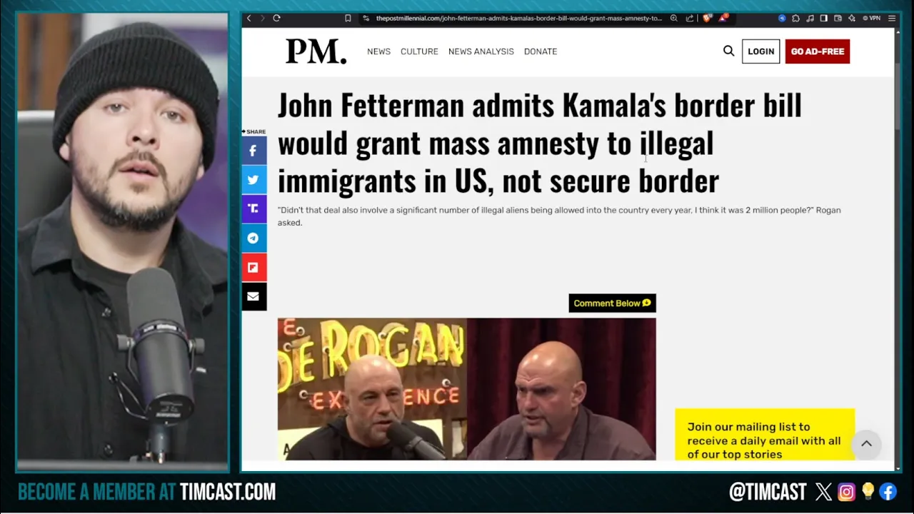 Joe Rogan Gets Democrat To ADMIT Democrats Using Illegal Immigrants To RESHAPE Electorate And WIN