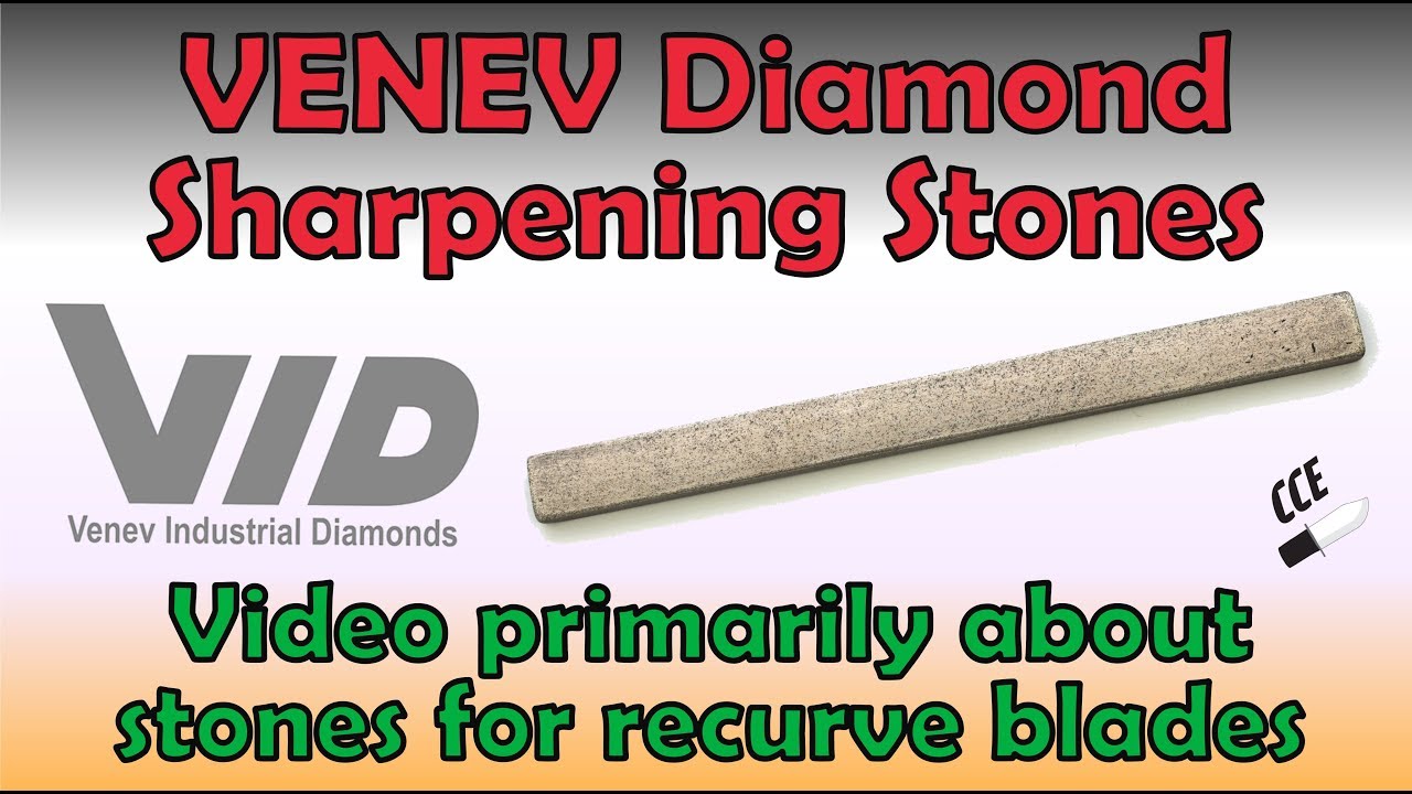 Review of Narrow Diamond Sharpening Stones - For Every Knife but Also for RECURVE Blades