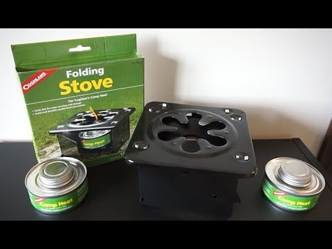 Coghlans Folding Stove and Camp Heat Review...Will it boil water?