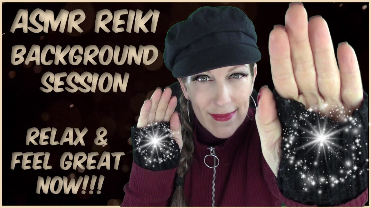 ASMR Reiki ✨Soft Background Session ✋🤚Tingle Tools✨ Relaxation Sleep Study😄Crackle Candle🕯