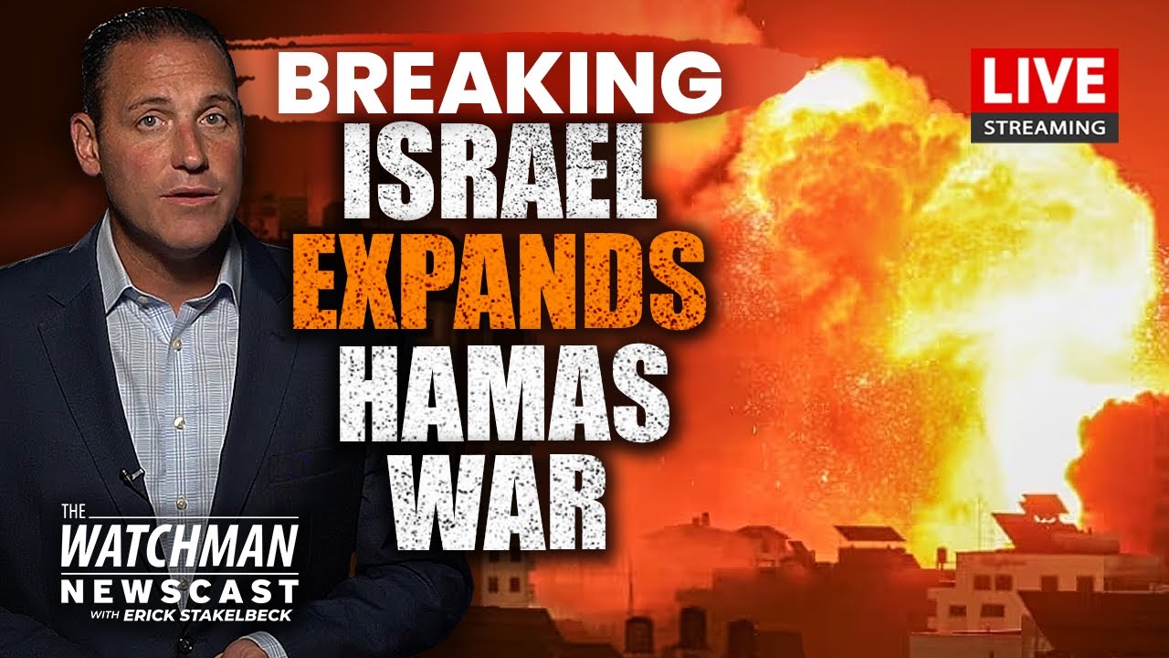 Israel POUNDS Hamas as Gaza War EXPANDS; Iran Proxy ATTACKS Red Sea Ships | Watchman Newscast LIVE