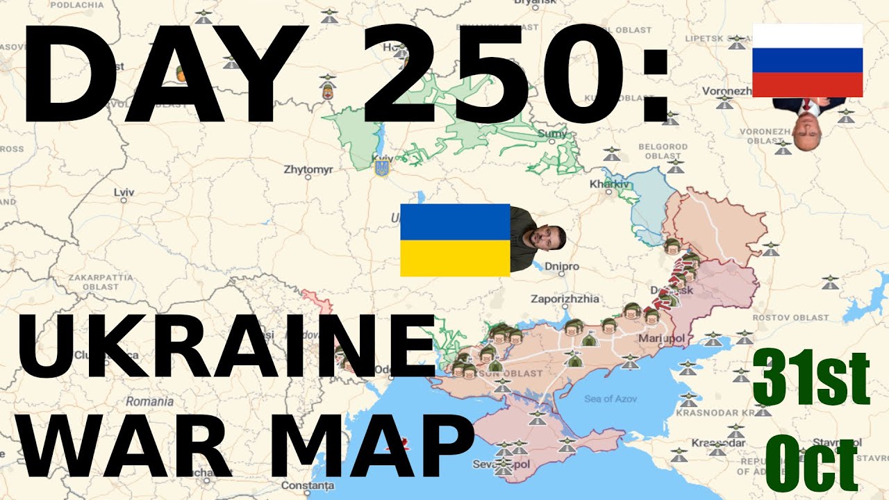 Day 250: Ukrainian Battle Map