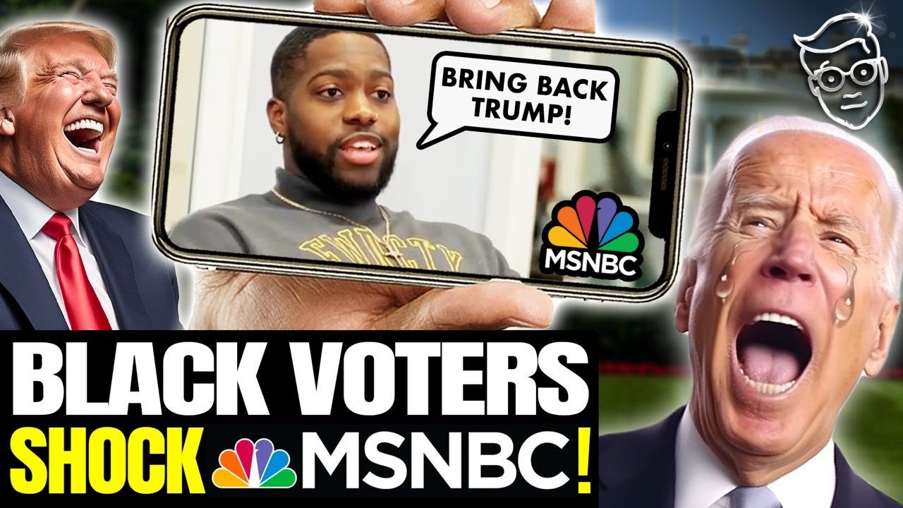 MSNBC in PANIC, Tries To CUT FEED When Black Barbers BASH Biden LIVE On-Air | “We BROKE with Biden”