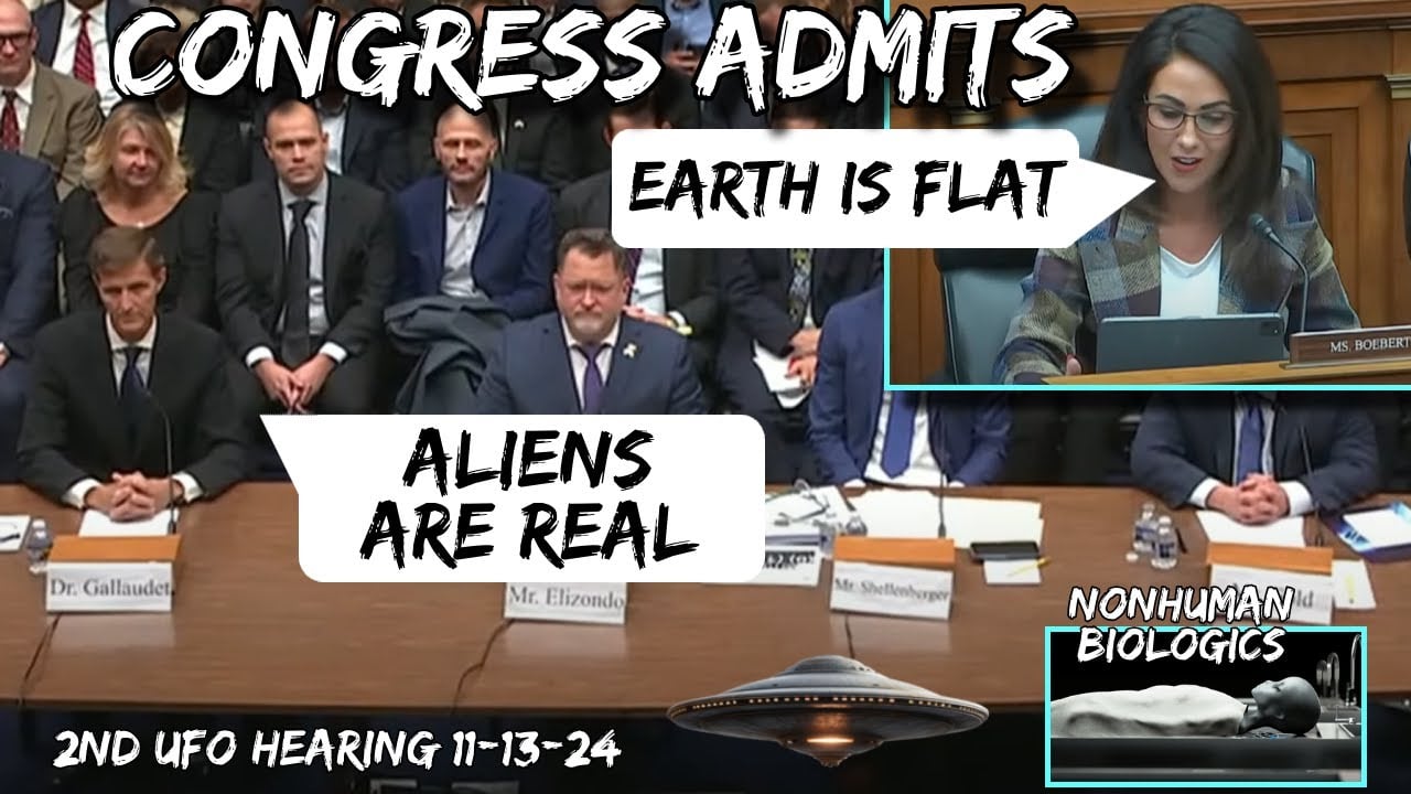 CONGRESS SAYS ALIENS ARE REAL & EARTH IS FLAT?