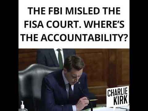 CHARLIE KIRK : THE FBI MISSLED THE FISA COURT