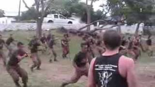 Philippine Special Action Force Commandos learning Kuntao