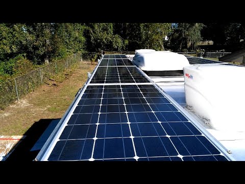 E9 – Renogy Solar Panels Layout - Cargo Trailer Conversion To Travel Trailer - Just Keep On Moving