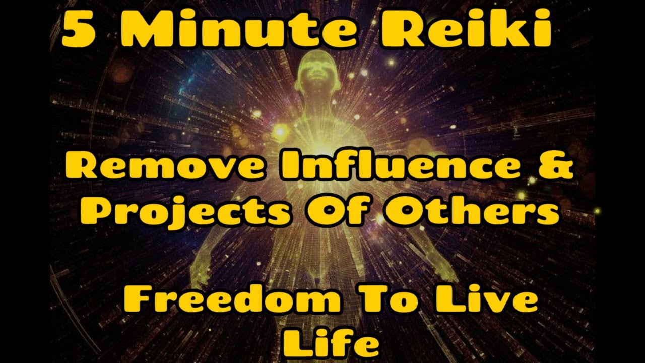 Reiki Remove Influence & Projections Of Others ✨5 Min Sesh ✋💚🤚 Healing Hands Series