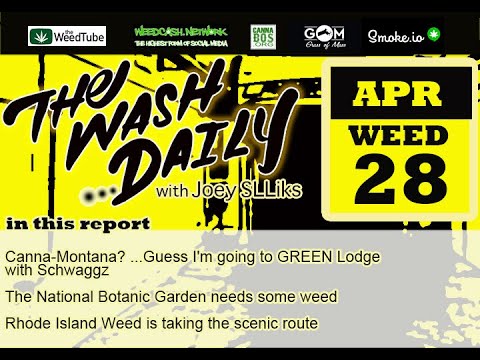 THE WASH DAILY with Joey SLLiks CANNABIS NEWS REPORT The National Botanic Garden "needs some weed".