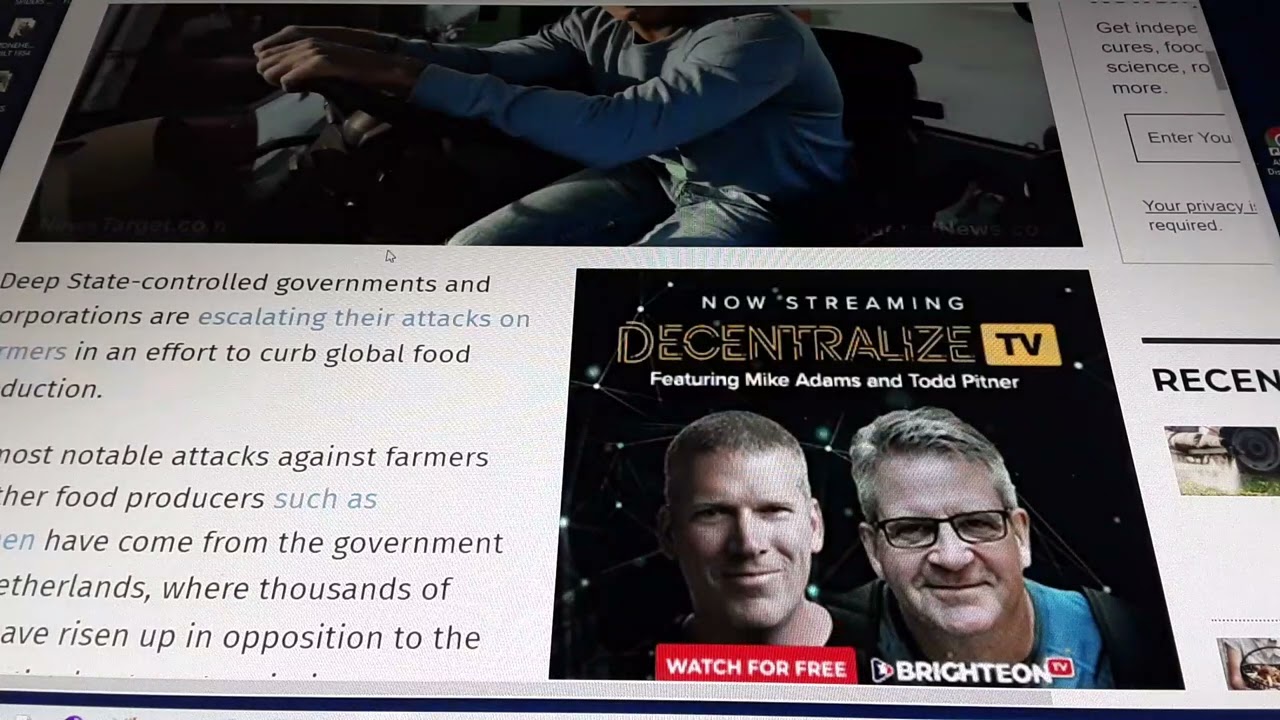 Deep State Attacking Farms In US & EU & Canada . Entertainment . Mount1