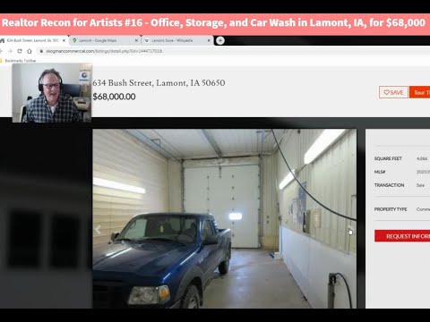 Realtor Recon for Artists #16   Office, Storage, and Car Wash in Lamont, IA, for $68,000