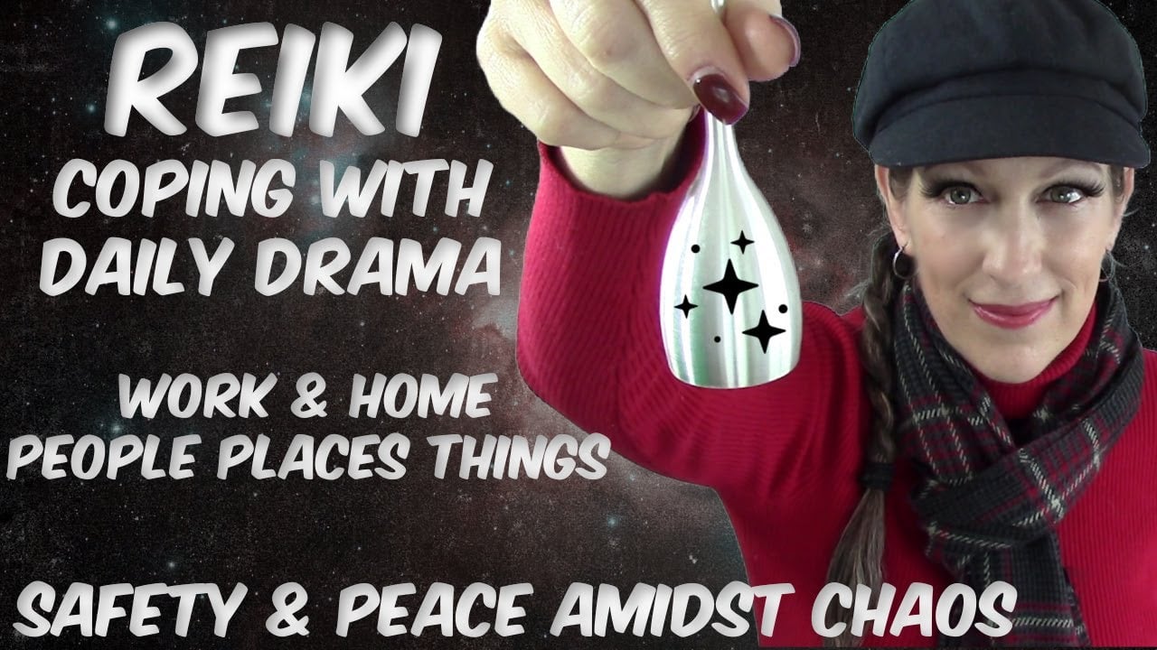 Lite ASMR Reiki ✨Heal Drama Chaos Turmoil 😖Stability & Uplifting Your Spirit😁Safety Protection