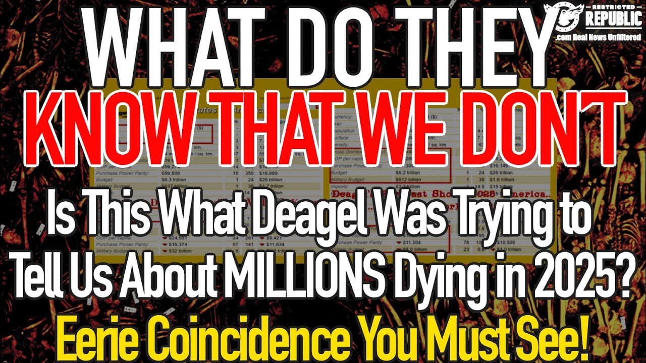 Is This What Deagel Was Trying To Tell Us About Millions Dying In 2025? Did They Predict WW3 Winners