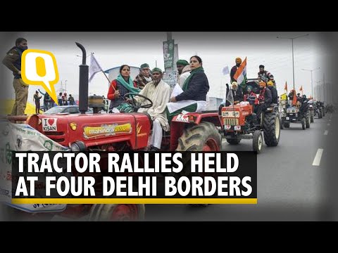 Farmer Protest | ‘Rehearsal for 26 Jan’: Show of Strength at Farmers’ Tractor Rally | The Quint