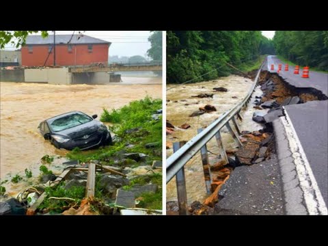 Flooding in Morgantown, West Virginia, USA ! pulsation earth! #flood #lluvias #chuva