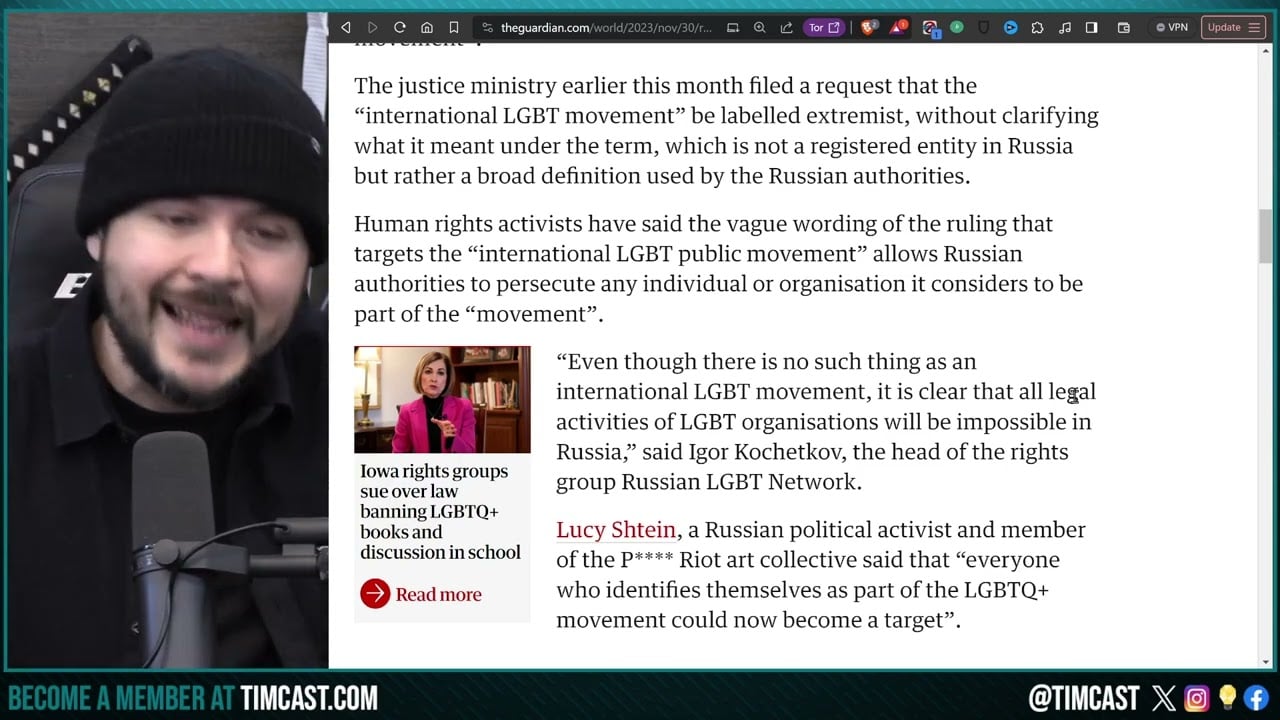 Russia BANS LGBT Movement As EXTREME, Woke Activists Say THERE IS NO Movement But Woke Cult IS REAL