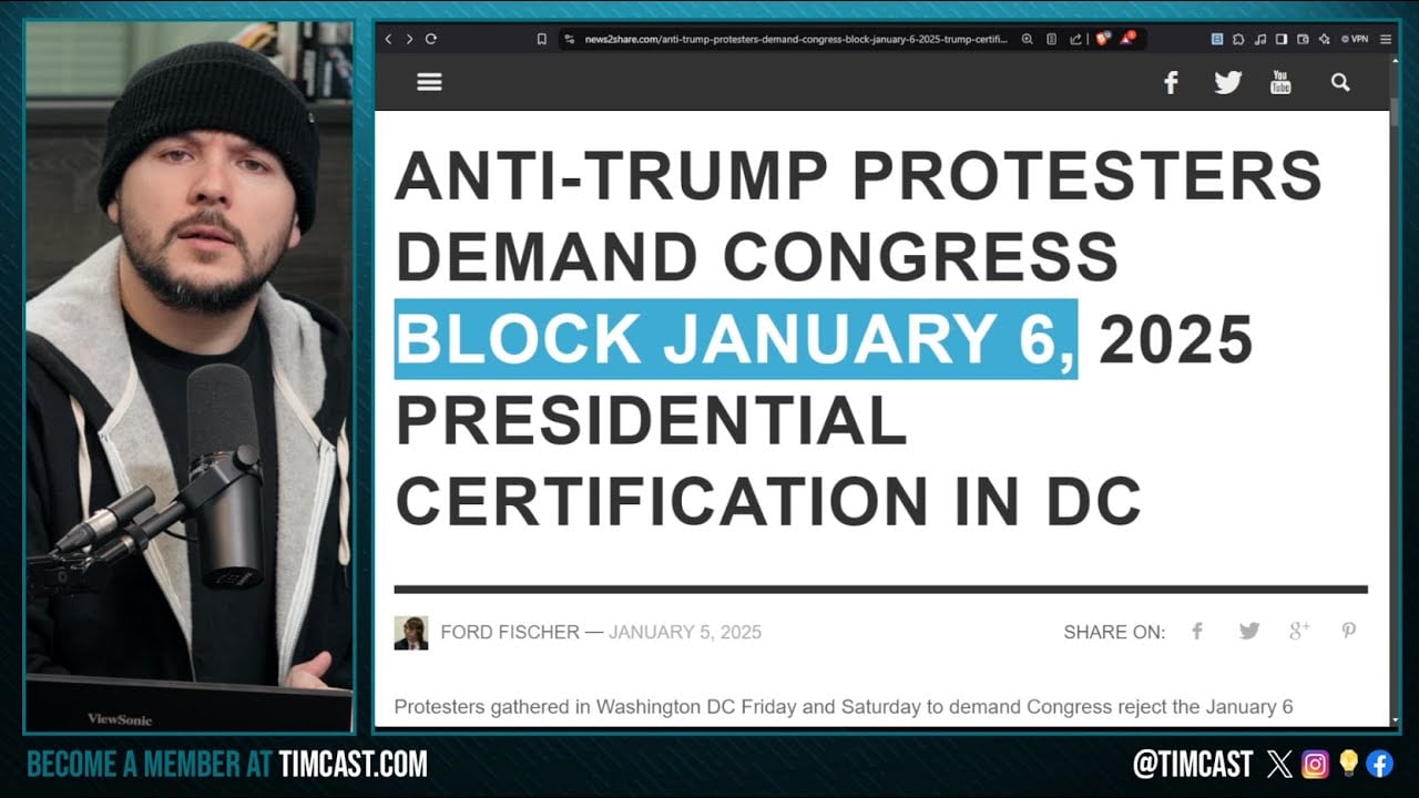 UNHINGED Liberals Call For INSURRECTION TODAY, Demand Democrats BLOCK Trump Certification