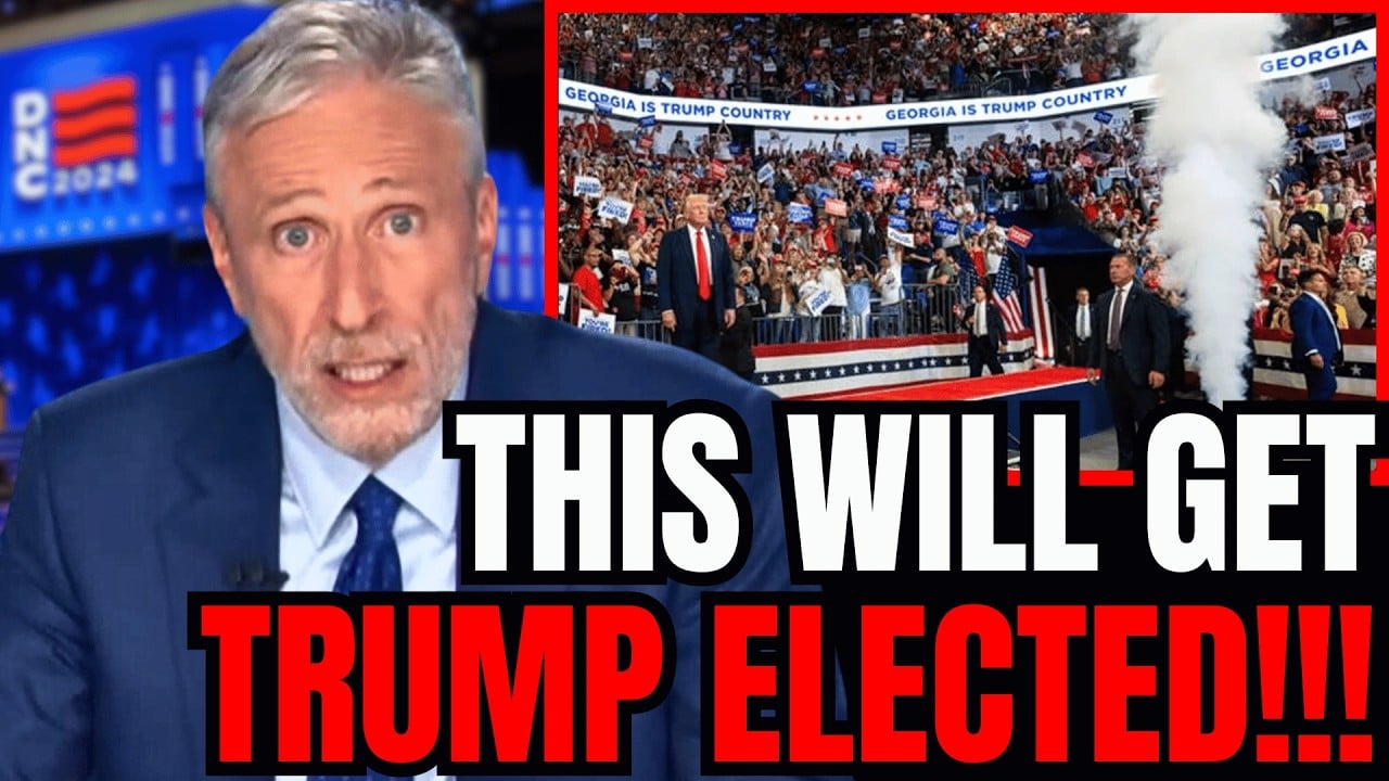 Jon Stewart Accidentally Creates The best TRUMP Ad!!!!!!!!