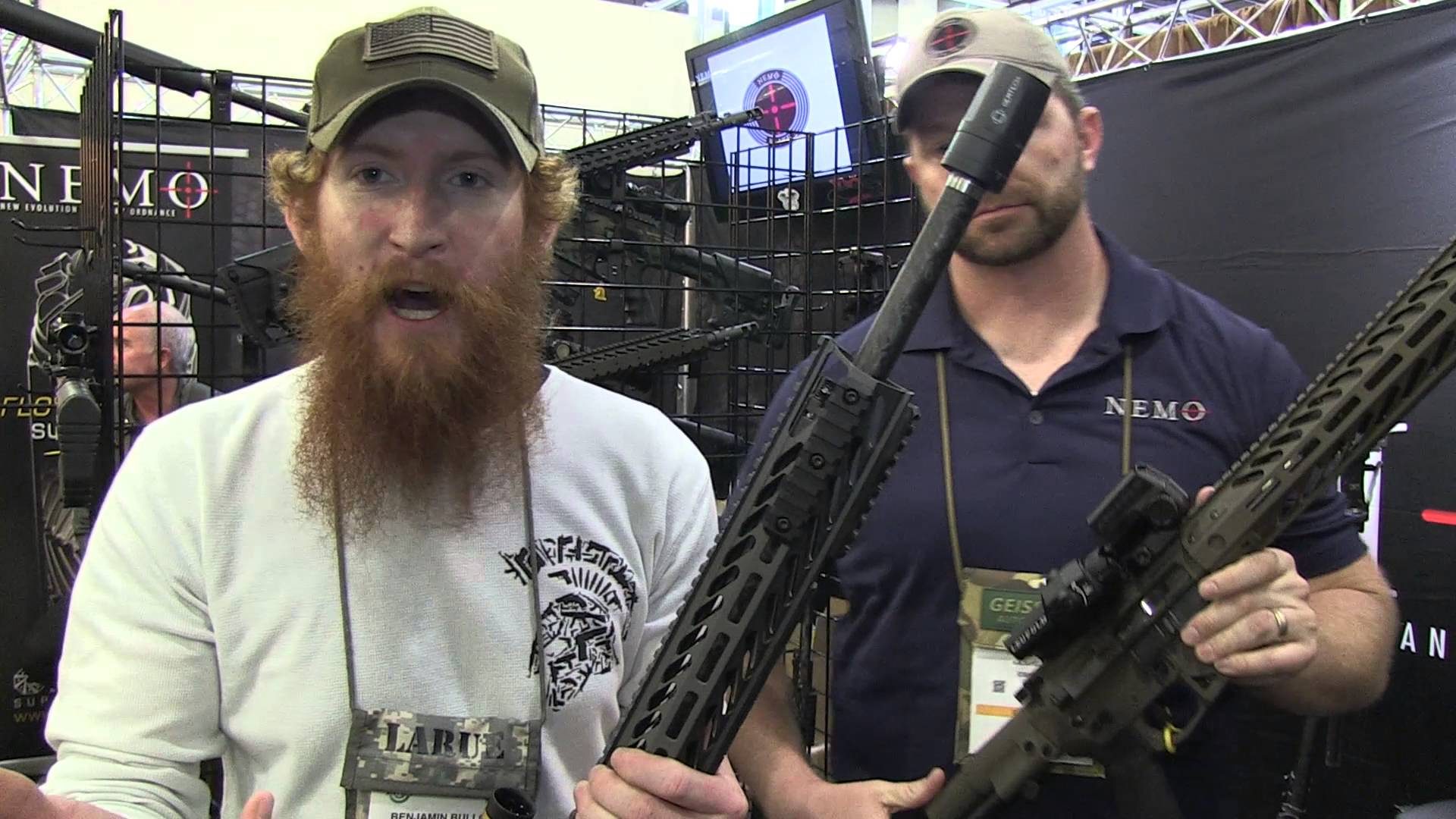 Shot Show 2016 Red White and Ben at the Nemo Arms Booth