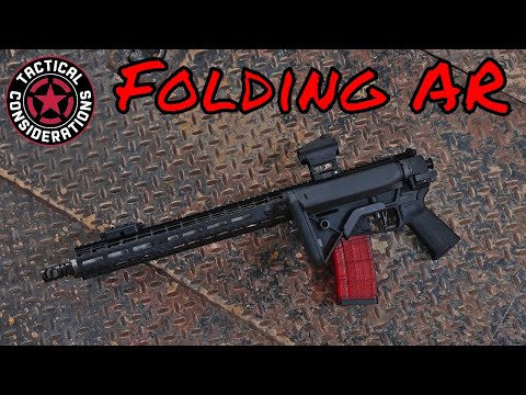 17 Design Integrated Folding AR-15 Stock Or Brace Must Watch!