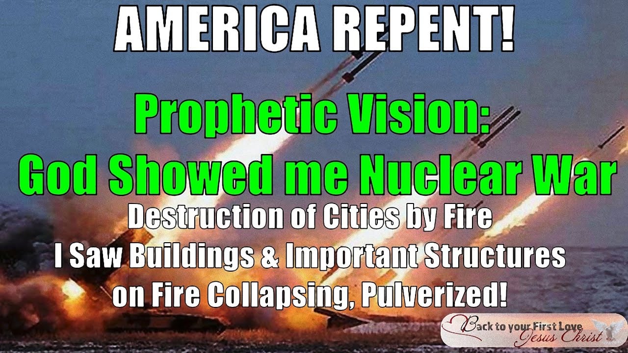Prophetic Vision-Jesus Showed me Buildings Collapsing From Missiles and Fires In The Cities-Judgment