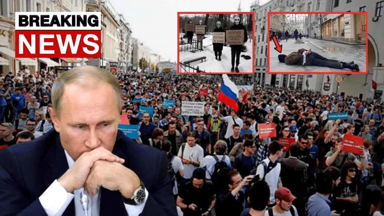 People are Rebelling against Putin! There are Bloody Clothes and People Lying on the Ground!