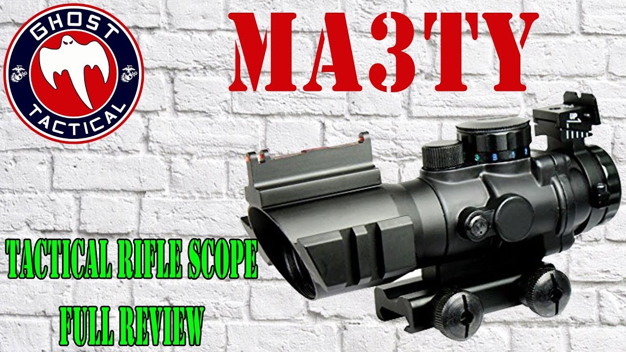 $45  4x32 Rifle Scope:  MA3TY Tactical Rifle Scope:  You Won't Believe This!