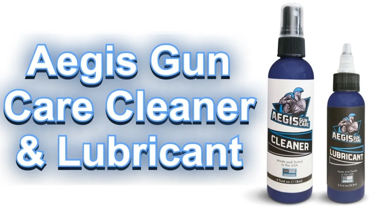 Aegis Gun Care Cleaner and Lubricant Cleaning my Ruger SR1911