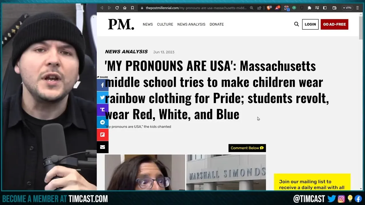 School Kids REVOLT Against Pride, Chant USA ARE MY PRONOUNS In EPIC Rebuke Of Wokeness