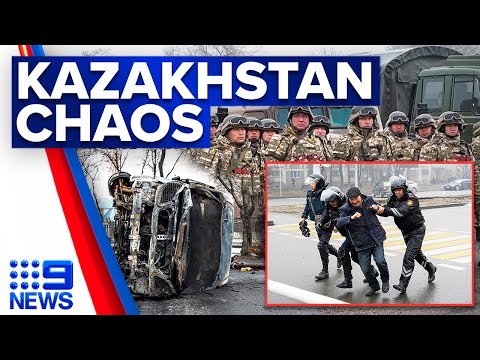 Kazakhstan's president authorises shoot to kill measures to quell unrest | 9 News Australia